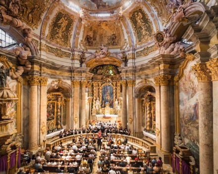 Concert in het benediktijnerklooster Weltenburg