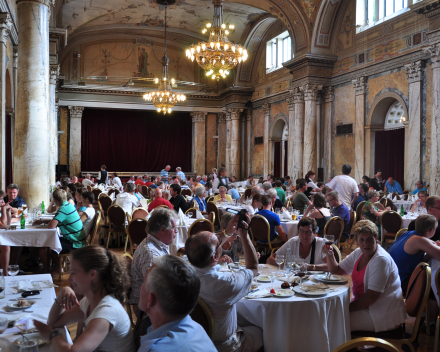 Gezamenlijk diner met alle muziekanten tijdens ons Festival in Marienbad