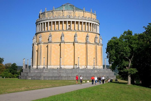 Befreidungshalle bij Kelheim, een prachtig zangmoment en waar de akoestiek geweldig zal zijn.