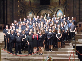 Concert van koor Breuschwickersheim in de Kathedraal van Straatsburg